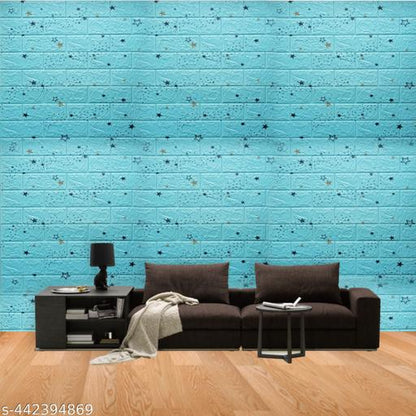 3D Brick Design Self-Adhesive Waterproof Foam Sheet 3D PE Foam Wallpaper